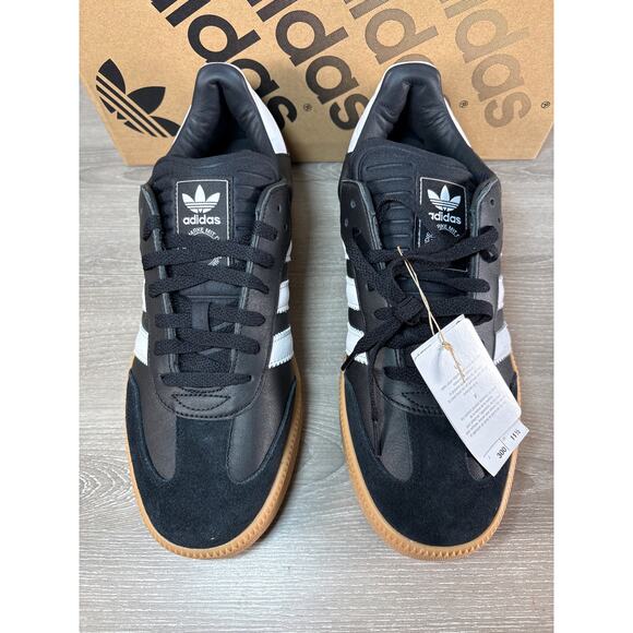 Adidas‎ Samba XLG Core Black Gum Bottom Sneakers Men\'s Size 12- NIB